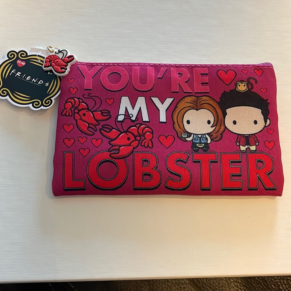 FRIENDS You’re My Lobster Pencil Canvas Case for valentine’s day NEW